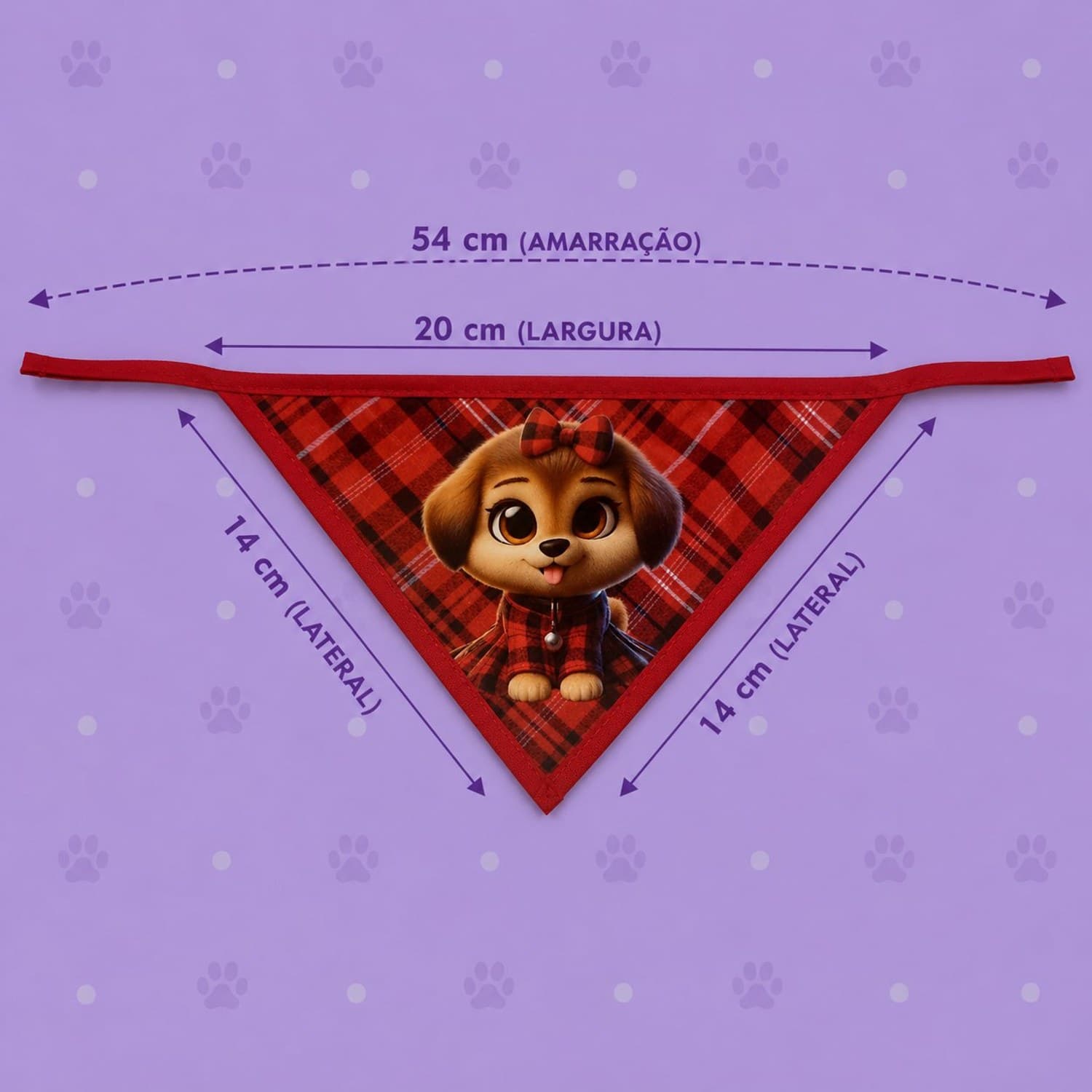 Bandana Estampas diversas — pacote c/ 15